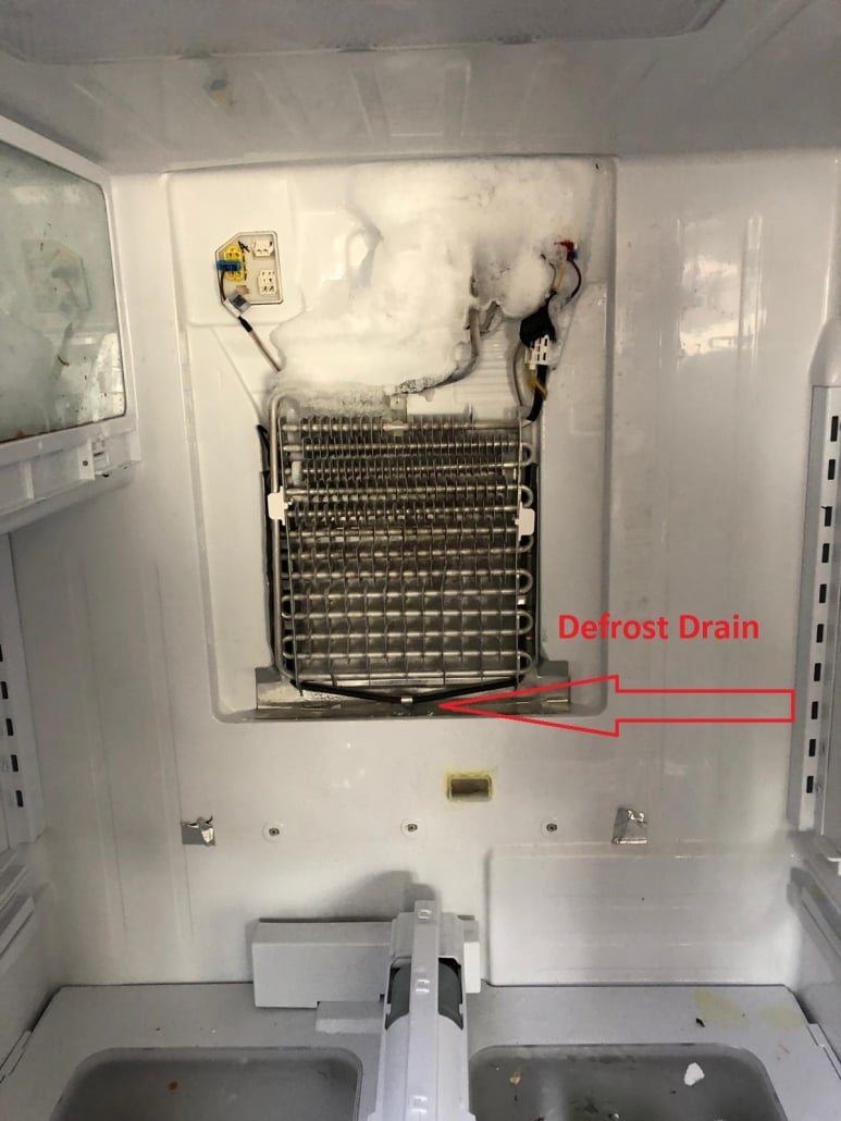 Refrigerator Defrost Drain is Clogged Repair Guide 🥇
