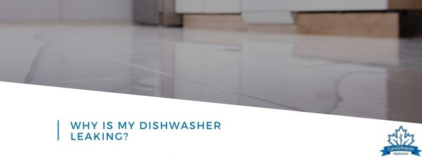 why is my dishwasher leaking